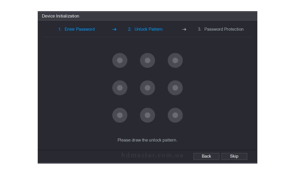 Первое включение видеорегистратора Dahua, для сохранения возможности сброса  пароля - Hd-master